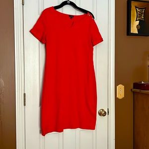 Talbot’s red short sleeve mid dress. Size medium